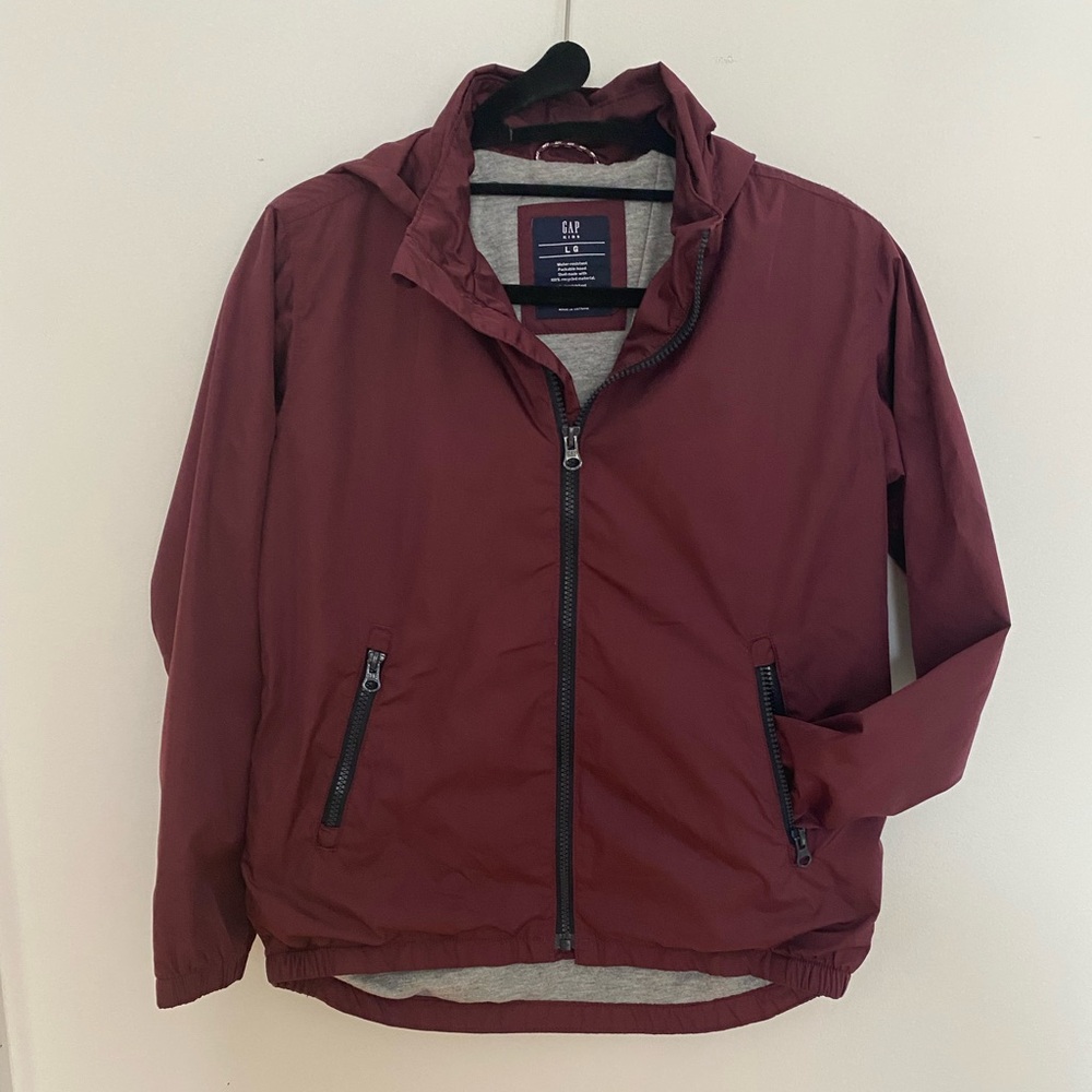 GAP Maroon Zip-Up Jacket